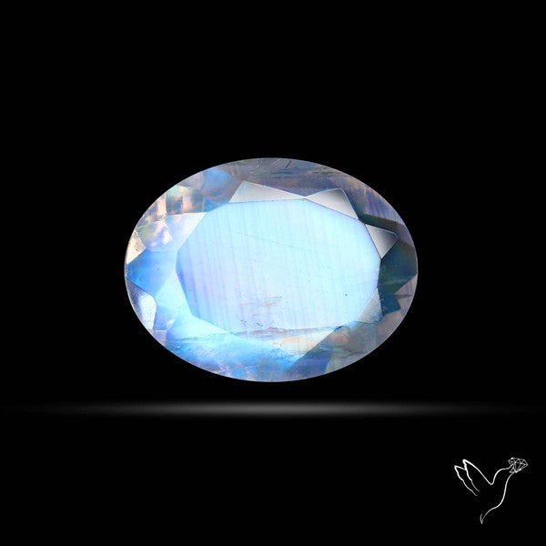 Faceted Indian Rainbow Moonstone