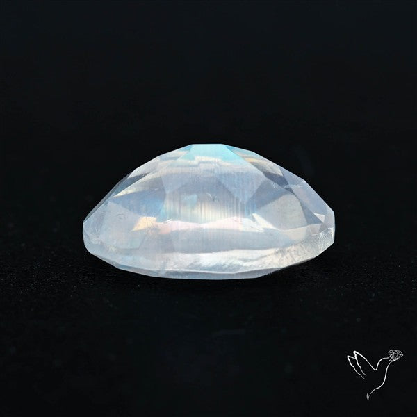 Faceted Indian Rainbow Moonstone
