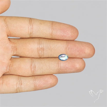 Faceted Indian Rainbow Moonstone