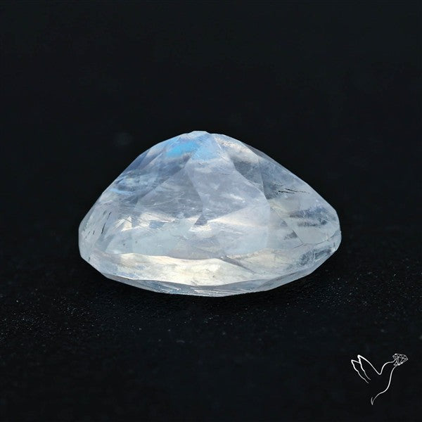 Faceted Indian Rainbow Moonstone