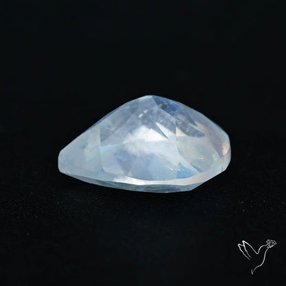 Faceted Indian Rainbow Moonstone
