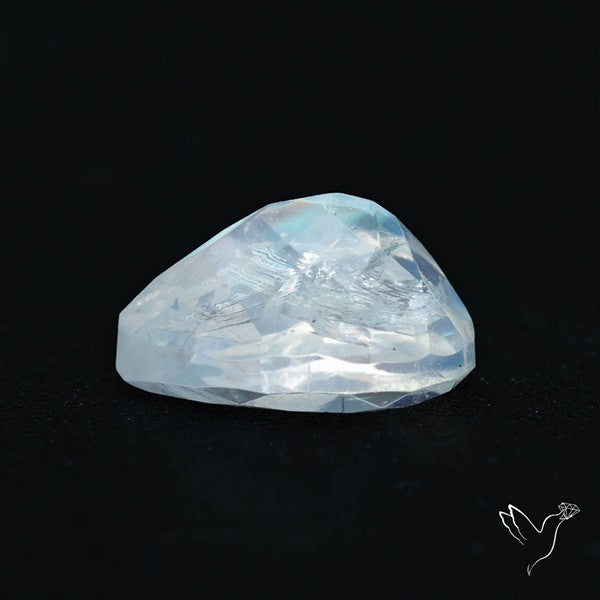 Faceted Indian Rainbow Moonstone