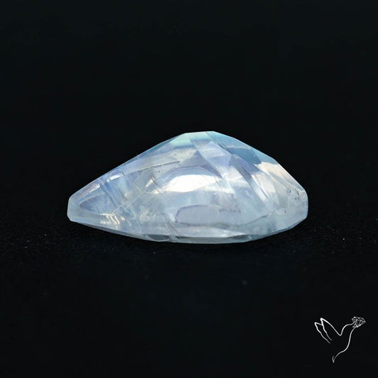 Faceted Indian Rainbow Moonstone
