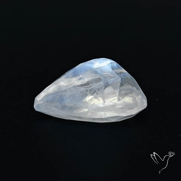 Faceted Indian Rainbow Moonstone