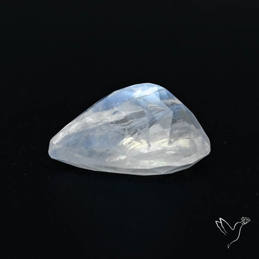 Faceted Indian Rainbow Moonstone