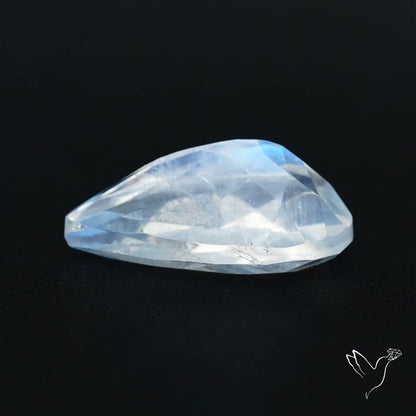 Faceted Indian Rainbow Moonstone