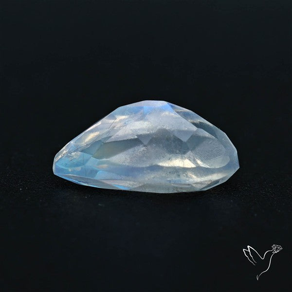 Faceted Indian Rainbow Moonstone
