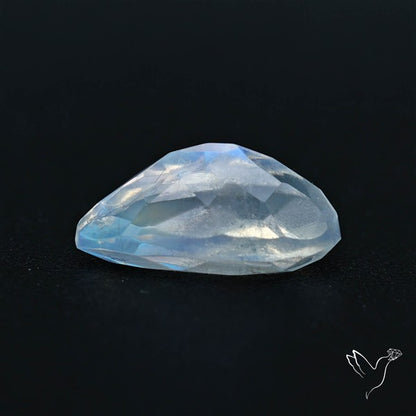 Faceted Indian Rainbow Moonstone