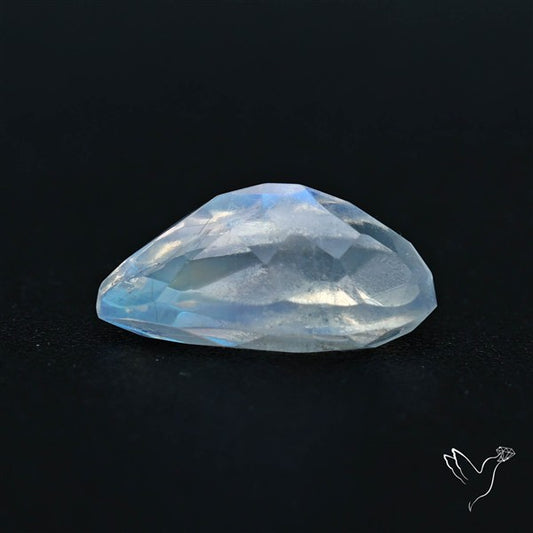 Faceted Indian Rainbow Moonstone