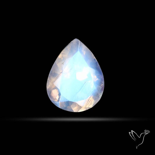 Faceted Indian Rainbow Moonstone