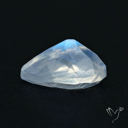 Faceted Indian Rainbow Moonstone