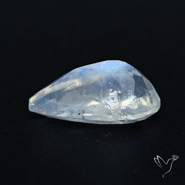 Faceted Indian Rainbow Moonstone