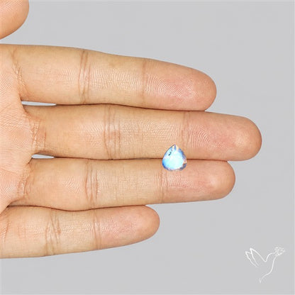 Faceted Indian Rainbow Moonstone