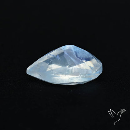 Faceted Indian Rainbow Moonstone