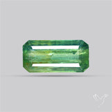 Faceted Green Kyanite Fine Gemstone