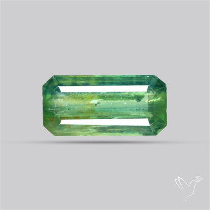 Faceted Green Kyanite Fine Gemstone