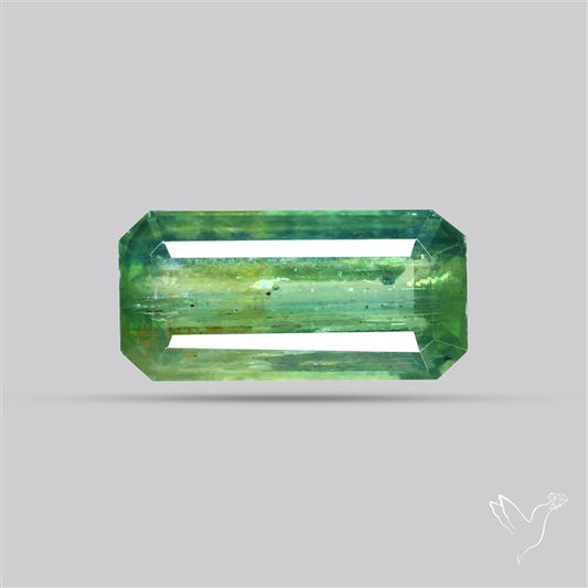 Faceted Green Kyanite Fine Gemstone