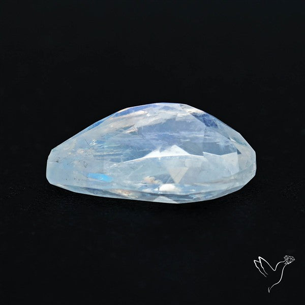 Faceted Indian Rainbow Moonstone