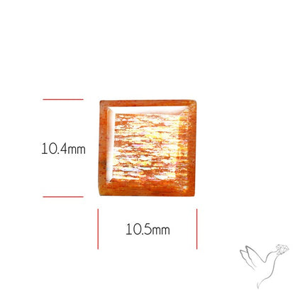 Meteor Shower Sunstone Faceted Rare Pattern Fine Gemstone
