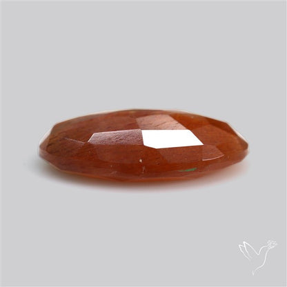 Meteor Shower Sunstone Faceted Rare Pattern Fine Gemstone