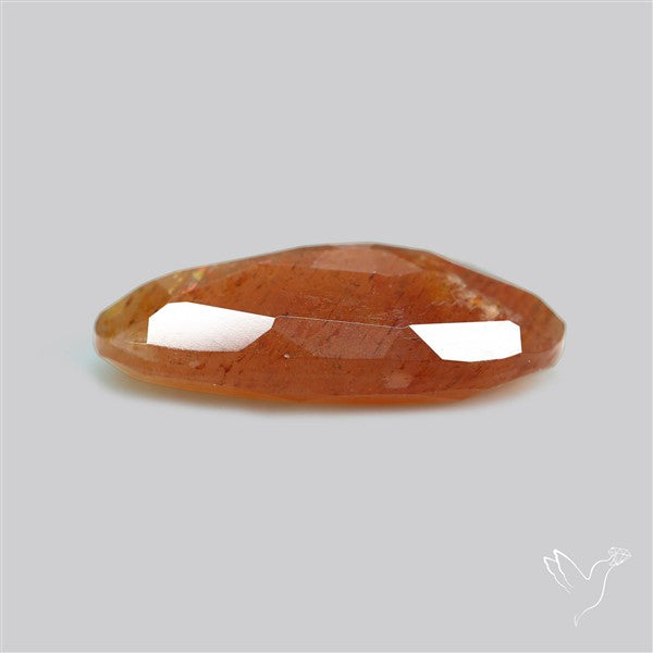 Meteor Shower Sunstone Faceted Rare Pattern Fine Gemstone