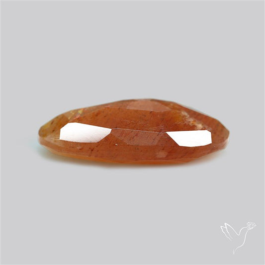 Meteor Shower Sunstone Faceted Rare Pattern Fine Gemstone