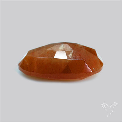 Meteor Shower Sunstone Faceted Rare Pattern Fine Gemstone