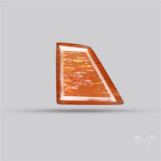 Meteor Shower Sunstone Faceted Rare Pattern Fine Gemstone