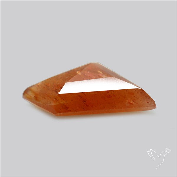 Meteor Shower Sunstone Faceted Rare Pattern Fine Gemstone