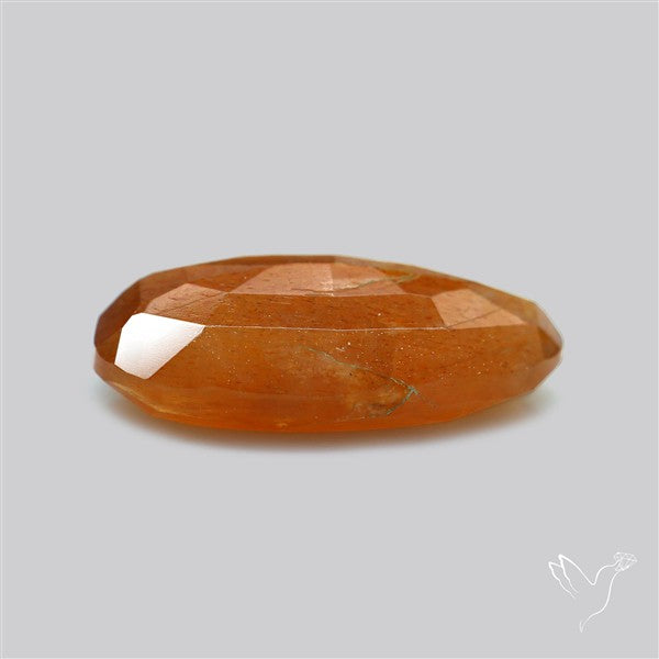 Meteor Shower Sunstone Faceted Rare Pattern Fine Gemstone