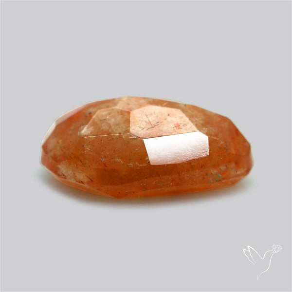 Meteor Shower Sunstone Faceted Rare Pattern Fine Gemstone