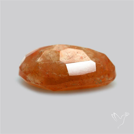 Meteor Shower Sunstone Faceted Rare Pattern Fine Gemstone