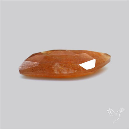 Meteor Shower Sunstone Faceted Rare Pattern Fine Gemstone