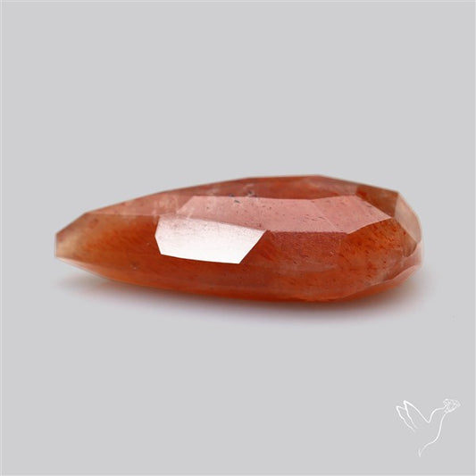 Meteor Shower Sunstone Faceted Rare Pattern Fine Gemstone