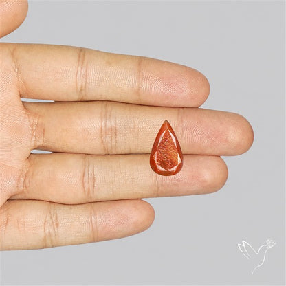Meteor Shower Sunstone Faceted Rare Pattern Fine Gemstone