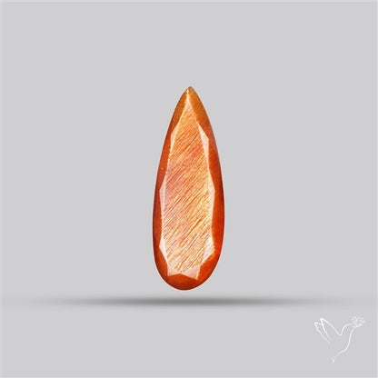 Meteor Shower Sunstone Faceted Rare Pattern Fine Gemstone
