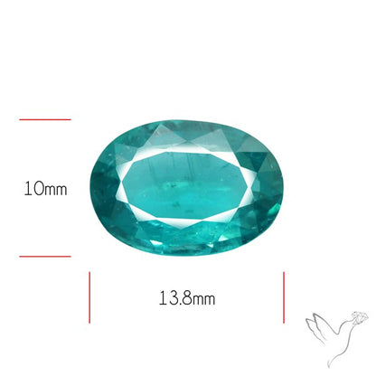 High Grade Teal Blue Kyanite Faceted Fine Gemstone