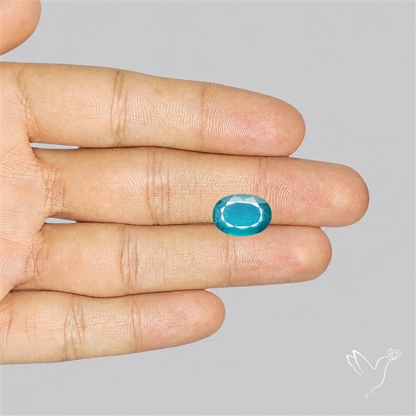 High Grade Teal Blue Kyanite Faceted Fine Gemstone