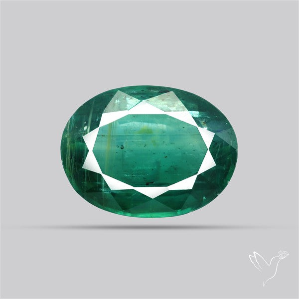 Faceted Green Kyanite Fine Gemstone