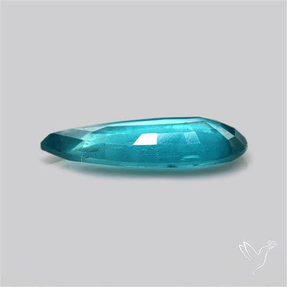 High Grade Teal Blue Kyanite Faceted Fine Gemstone