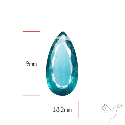 High Grade Teal Blue Kyanite Faceted Fine Gemstone