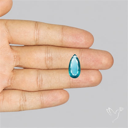 High Grade Teal Blue Kyanite Faceted Fine Gemstone
