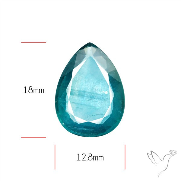 High Grade Teal Blue Kyanite Faceted Fine Gemstone