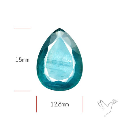 High Grade Teal Blue Kyanite Faceted Fine Gemstone