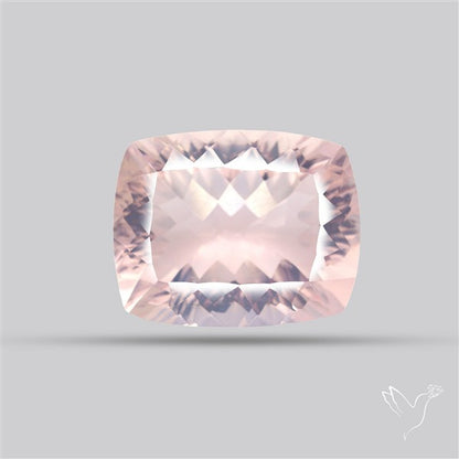 Millennium Cut Fine Rose Quartz Brazil Concave Cut 