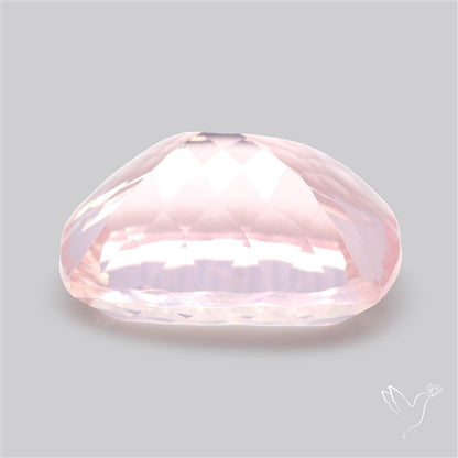 Millennium Cut Fine Rose Quartz Brazil Concave Cut