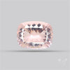 Millennium Cut Fine Rose Quartz Brazil Concave Cut 