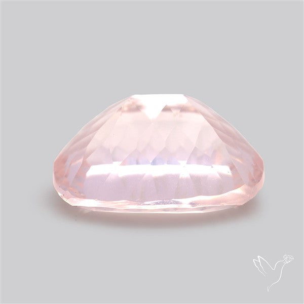 Millennium Cut Fine Rose Quartz Brazil Concave Cut