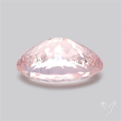 Millennium Cut Fine Rose Quartz Brazil Concave Cut