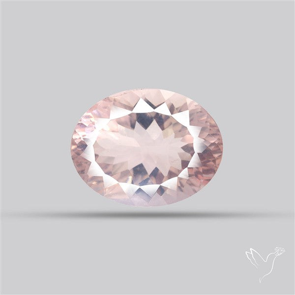 Millennium Cut Fine Rose Quartz Brazil Concave Cut 